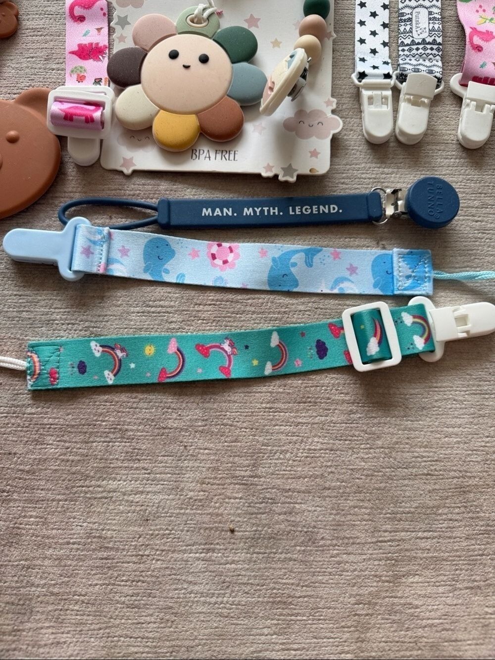 Silicone Pacifier Clips Teethers 9 - Picture 5 of 6